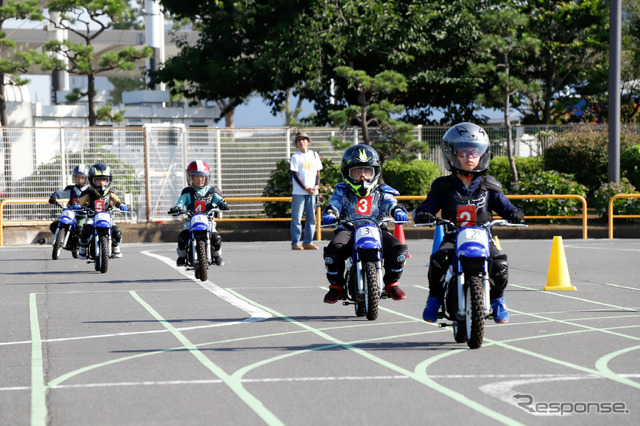 ヤマハ発動機の親子バイク教室