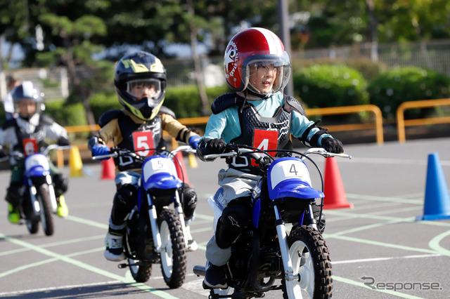 ヤマハ発動機の親子バイク教室