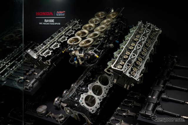 アイルトン・セナが1990年のF1で使用した最後のホンダV10エンジン「RA100E」のシリアル番号V805