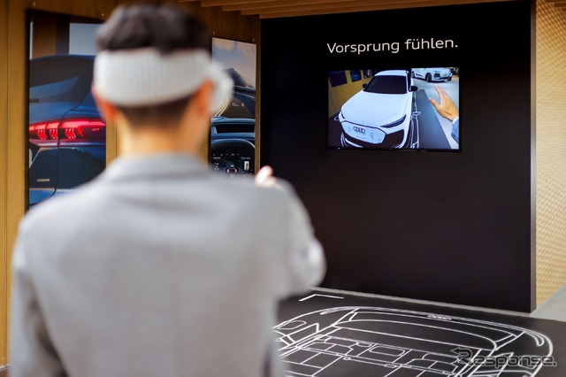 Audi City 銀座でアウディの新型電動SUV『Q6 e-tron』の3Dバーチャル展示開始