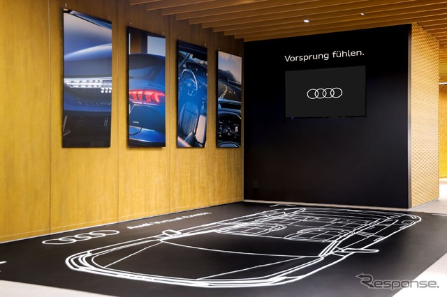 Audi City 銀座でアウディの新型電動SUV『Q6 e-tron』の3Dバーチャル展示開始