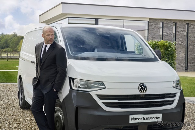 VW『トランスポーター・カーゴバン』新型とジェイソン・ステイサム