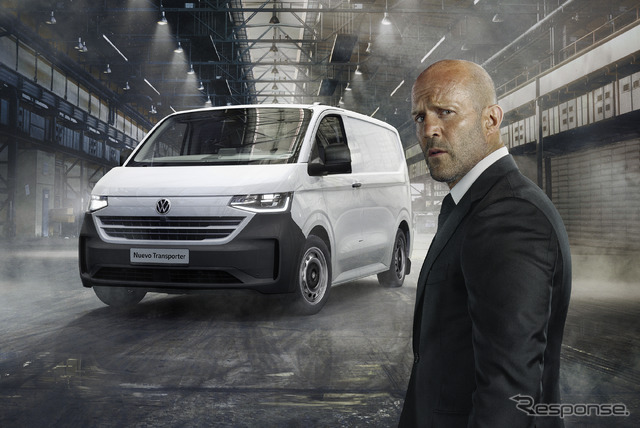 VW『トランスポーター・カーゴバン』新型とジェイソン・ステイサム