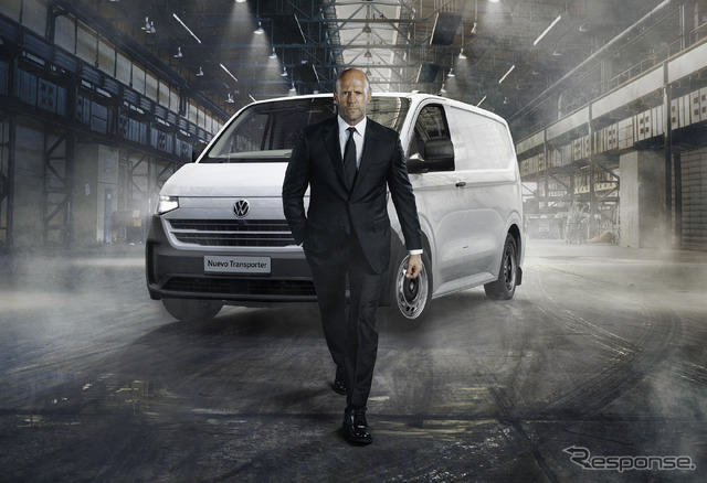 VW『トランスポーター・カーゴバン』新型とジェイソン・ステイサム
