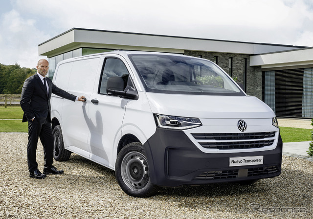 VW『トランスポーター・カーゴバン』新型とジェイソン・ステイサム