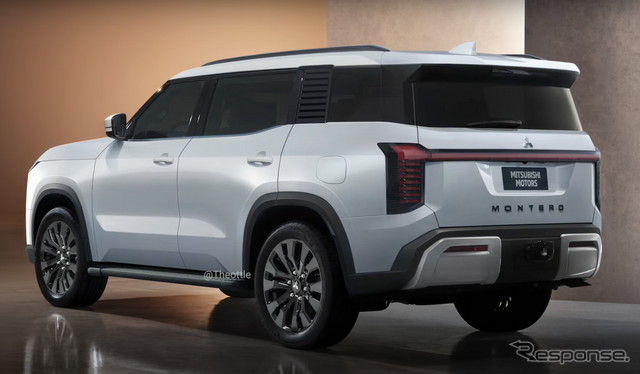 三菱 パジェロ 新型の予想CG