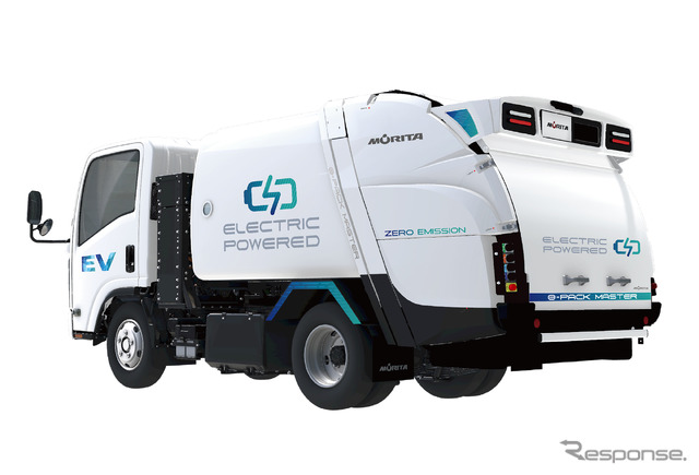 EV回転式塵芥収集車「eパックマスター」