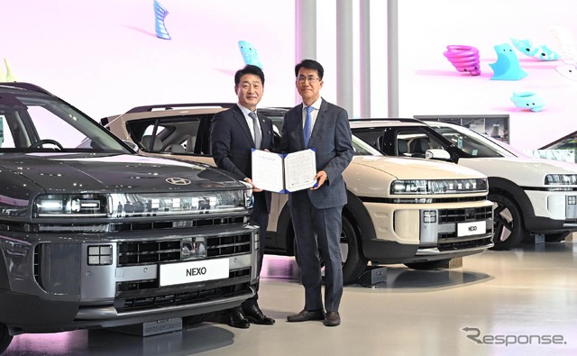 ヒョンデ『ネッソ』新型など電動車両63台がAPEC・クリーンエネルギー閣僚会議の公式車両に