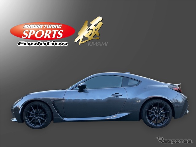トヨタ『GR86』用SPORTS Evolution -極- 装着例（フロント 10mmダウン / リア 5mmダウン）