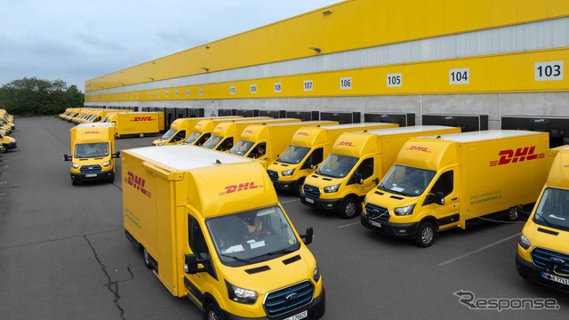 ドイツポスト・DHLがフォード製電動バン4900台導入