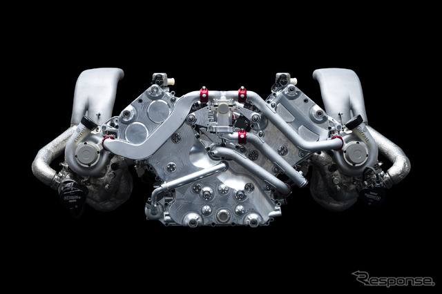 ジェネシスの新型ハイパーカー『GMR-001』のV8ツインターボエンジン