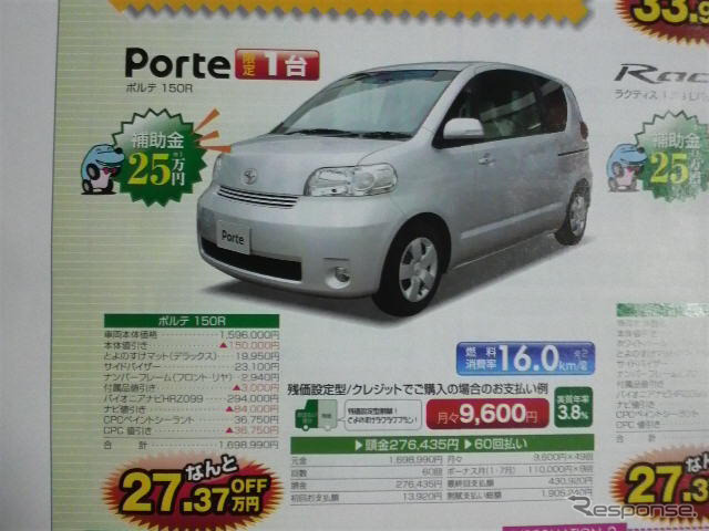 【週末の値引き情報】西日本でトヨタ車が安くなってる?