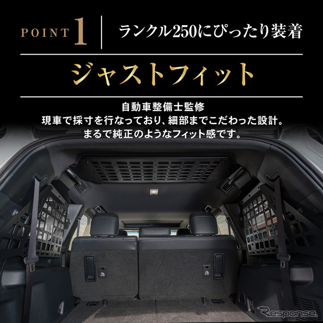 クラフトワークスの『ランクル250』専用「インナーラックセット」