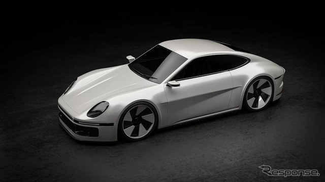 ポルシェ911 再解釈モデルのCG