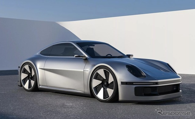 ポルシェ911 再解釈モデルのCG