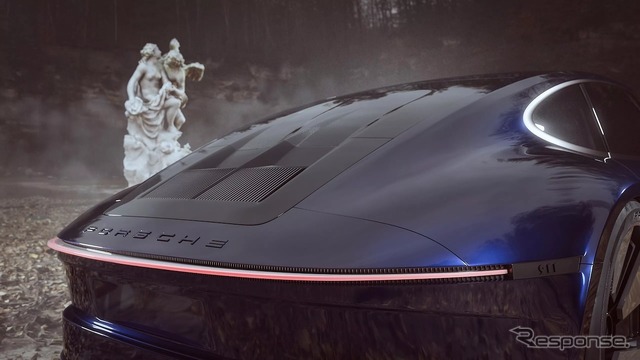 ポルシェ911 再解釈モデルのCG