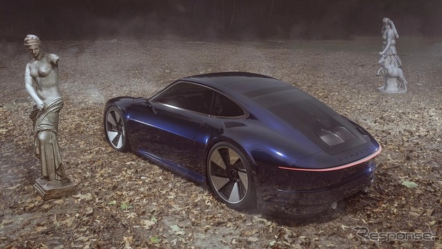 ポルシェ911 再解釈モデルのCG