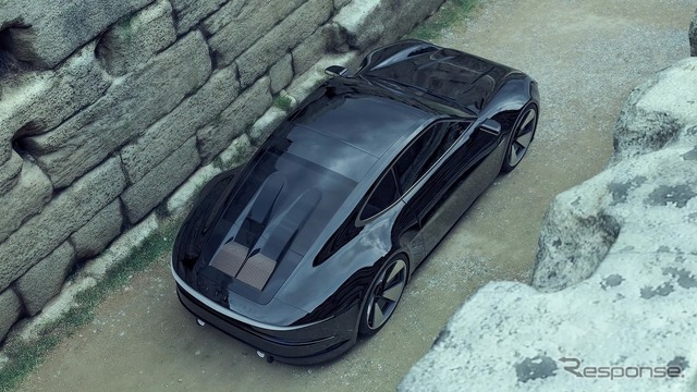 ポルシェ911 再解釈モデルのCG