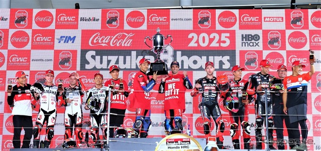 「鈴鹿8耐2025」ブリヂストンタイヤ装着チームが18連覇