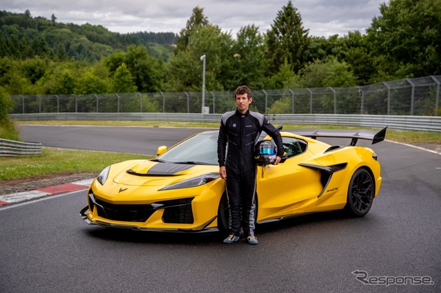 コルベットZR1Xと車両ダイナミクス技術者のドリュー・カッテル氏