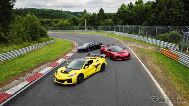 奥からコルベットZ06、ZR1、ZR1X