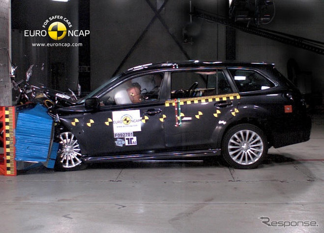 【ユーロNCAP】スバル レガシィ 新型が5つ星を獲得
