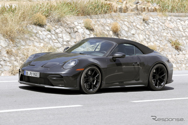 ポルシェ 911スピードスター 新型のプロトタイプ