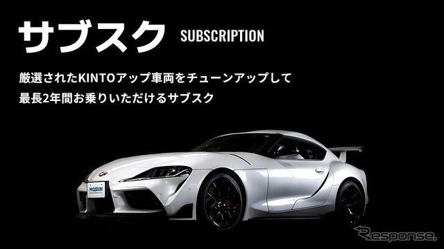 モータースポーツファンに向けた新サービス「MOTORSPORT by KINTO（MOSKIN）」
