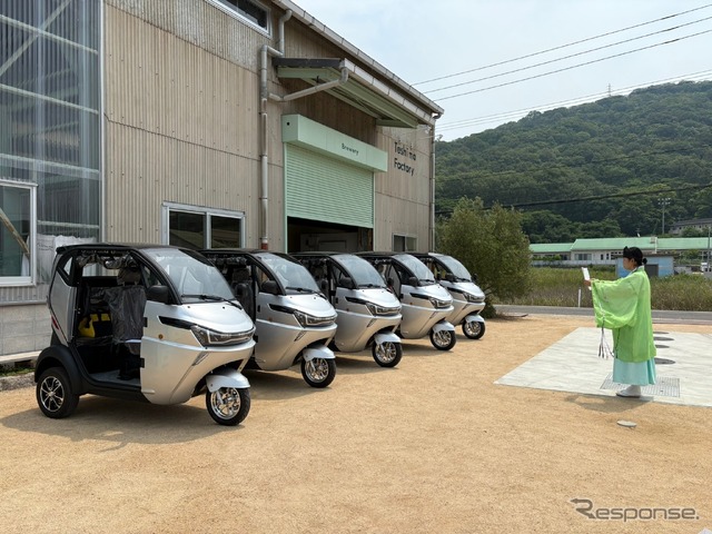 香川県土庄町の豊島で三輪電動車「EVトゥクトゥク」のレンタルサービスを開始