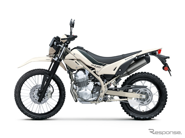 カワサキ KLX230シェルパS(ホワイティッシュベージュ)