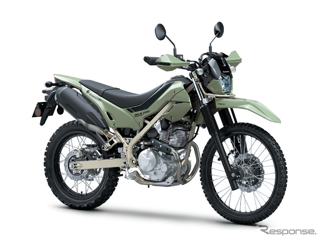 カワサキ KLX230シェルパS(ミディアムスモーキーグリーン)