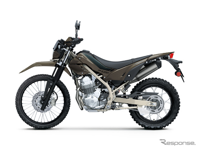 カワサキ KLX230シェルパS(ミディアムクラウディグレー)