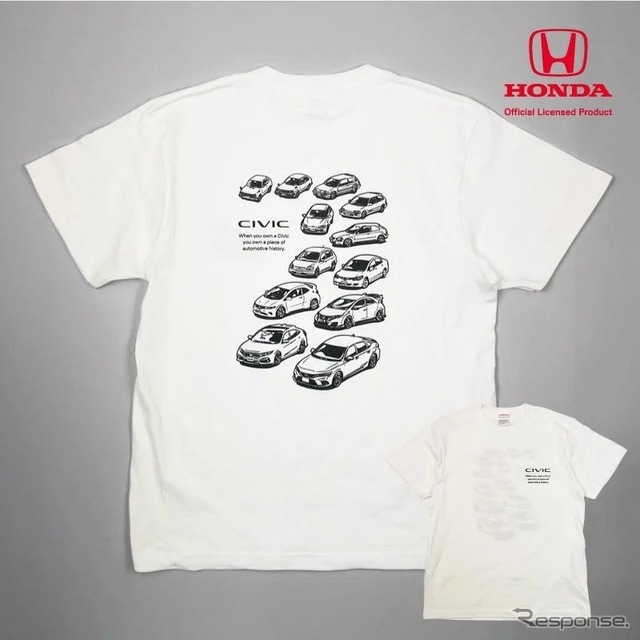 CIVIC ヒストリーTシャツ