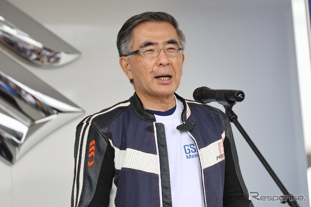 2024年の「GSX-S/R ミーティング」鈴木俊宏社長