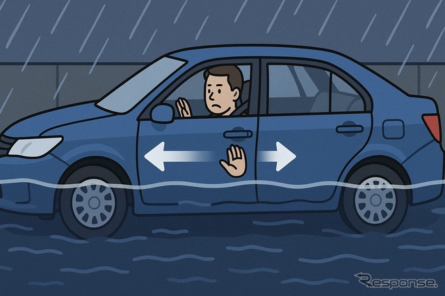 水圧でドアが開かない