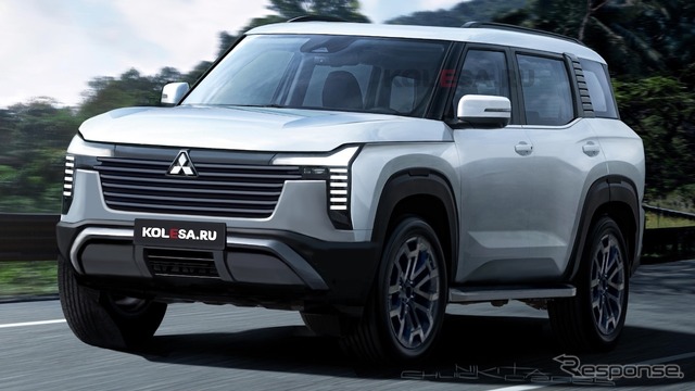 三菱 パジェロスポーツ 次期型の予想CG