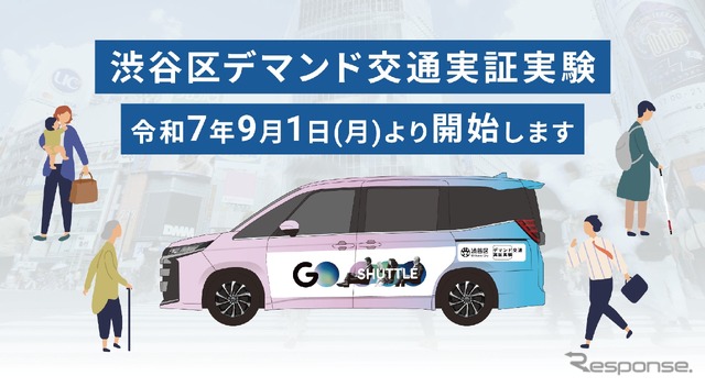 『GOシャトル』を活用した渋谷区デマンド交通実証実験