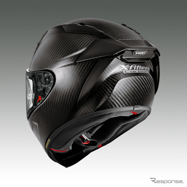 際立つカーボンシェル！ SHOEIがフラッグシップのフルフェイスモデル・X-Fifteenに『Carbon』モデルを追加