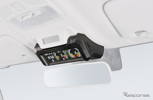 カーメイトのジムニー専用デジタルランドメーター