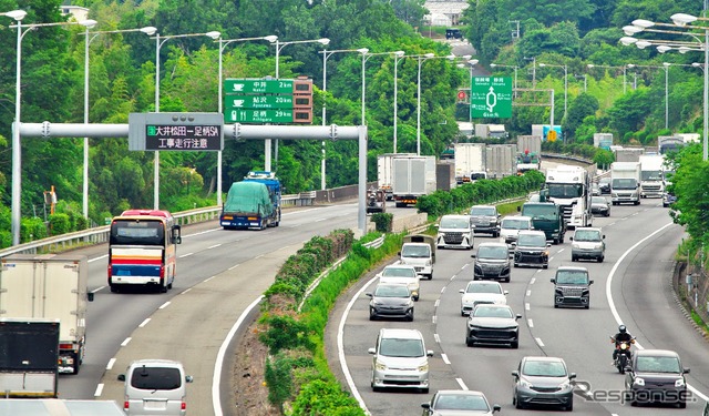 お盆期間、30km以上のいわゆる大渋滞は16回で、33%減と大幅に減少したという（写真はイメージ）