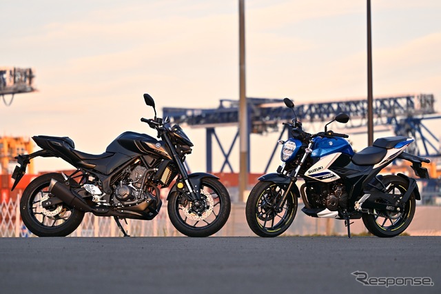 スズキ ジクサー250 ＆ ヤマハ MT-25