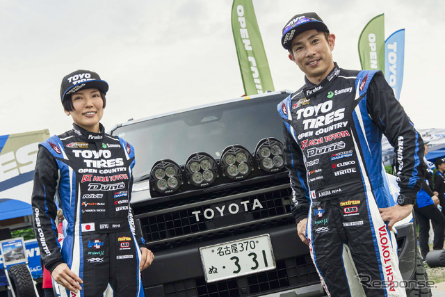 羽琉選手（左）三浦昂選手（右）K-ONE Racing with TOYO TIRES