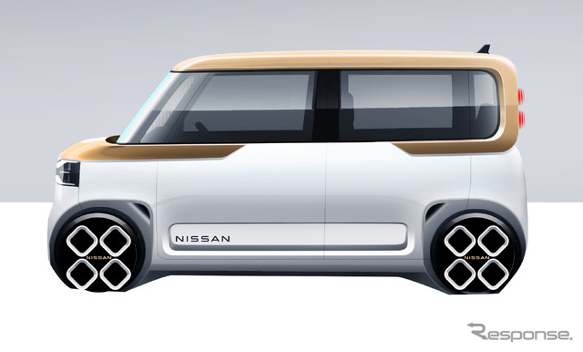 日産 ルークス 新型のデザインスケッチ