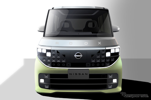 日産 ルークス 新型のデザインスケッチ