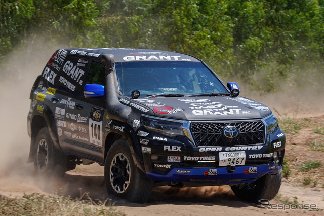 哀川翔の「FLEX SHOW AIKAWA Racing」がアジアクロスカントリーラリーAXCR2025でT1Gクラス4位完走を達成