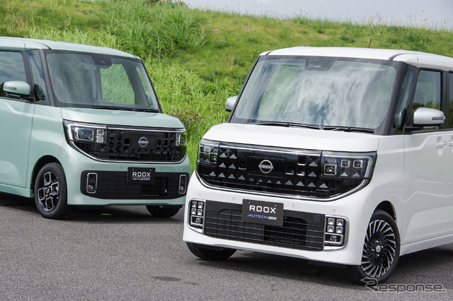 日産 ルークス（左）とルークス AUTECH LINE（右）