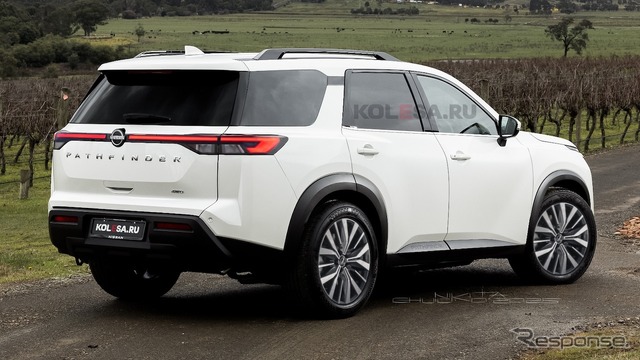日産 パスファインダー 改良新型の予想CG