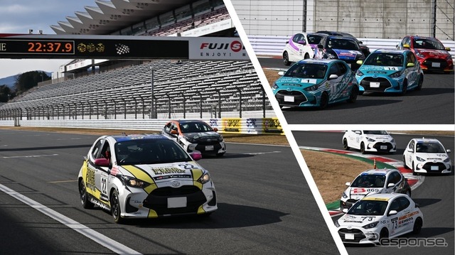 サポートレースのTOYOTA GAZOO Racing Yaris Cup 関東シリーズ Rd.3