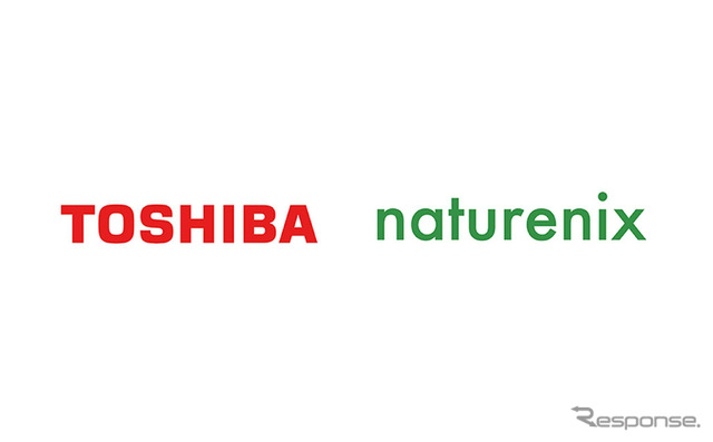 東芝とナチュラニクスのロゴ