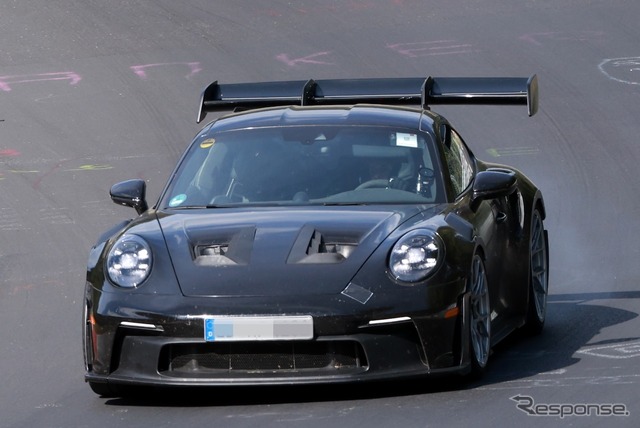 ポルシェ 911 GT3 RS 改良新型のプロトタイプ